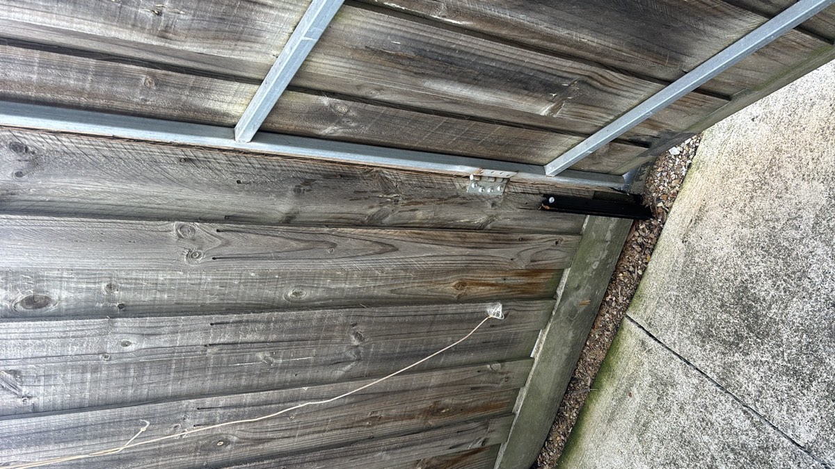 Unstable and out of straight structure, recorded during a pre-purchase inspection in Craigieburn